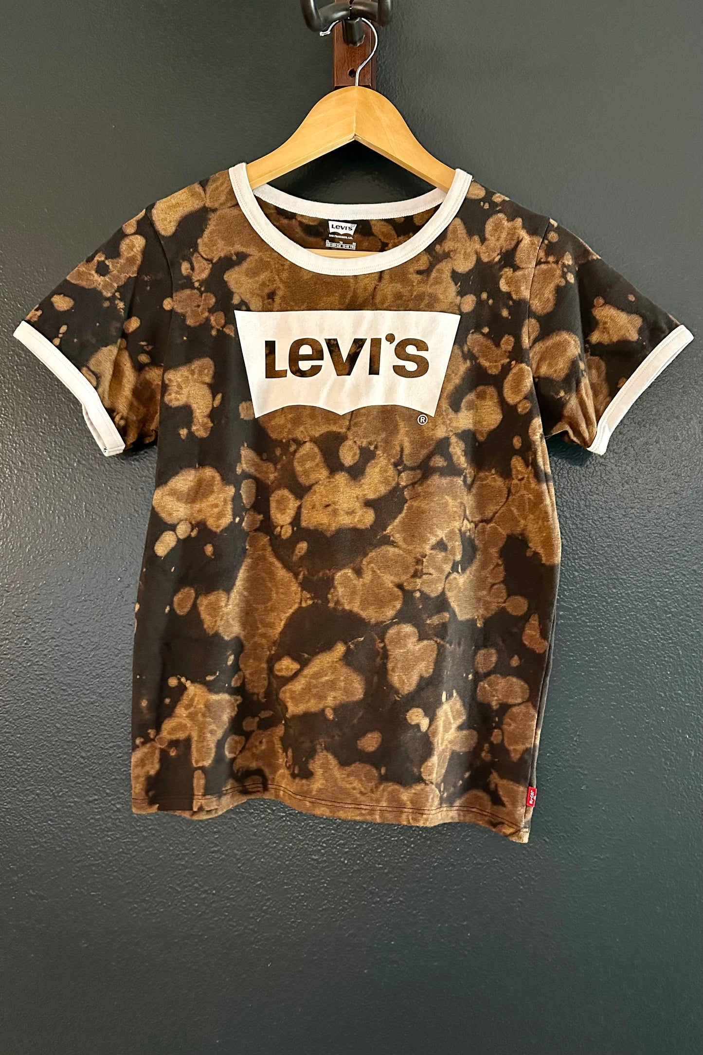 Womens XS Levis Retro Ringer T-Shirt