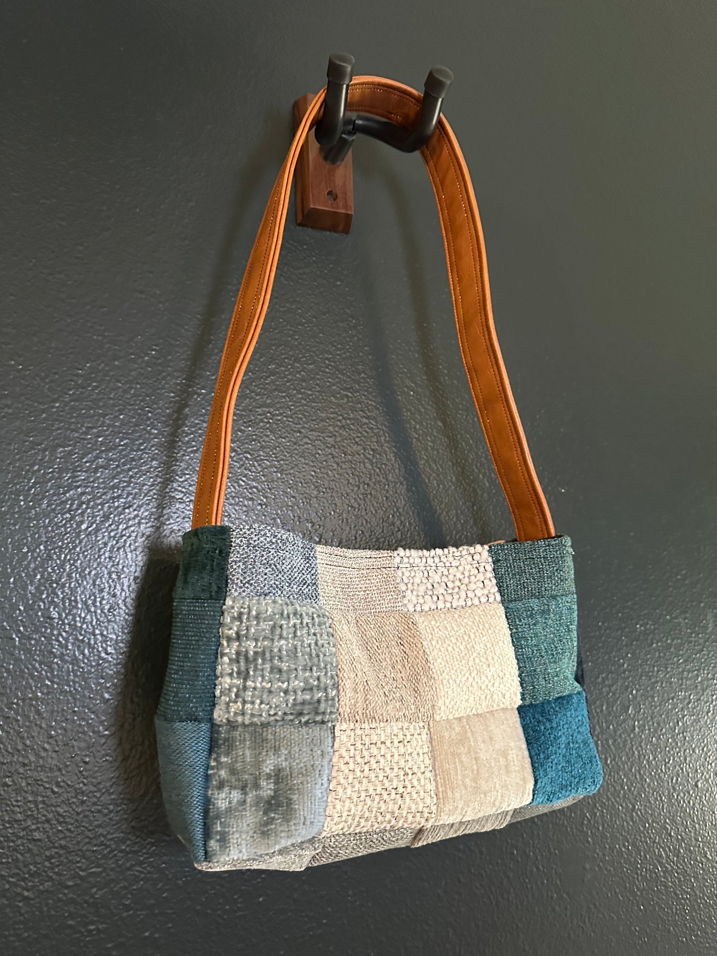 Handmade Patchwork Quilted Multi-Color Purse