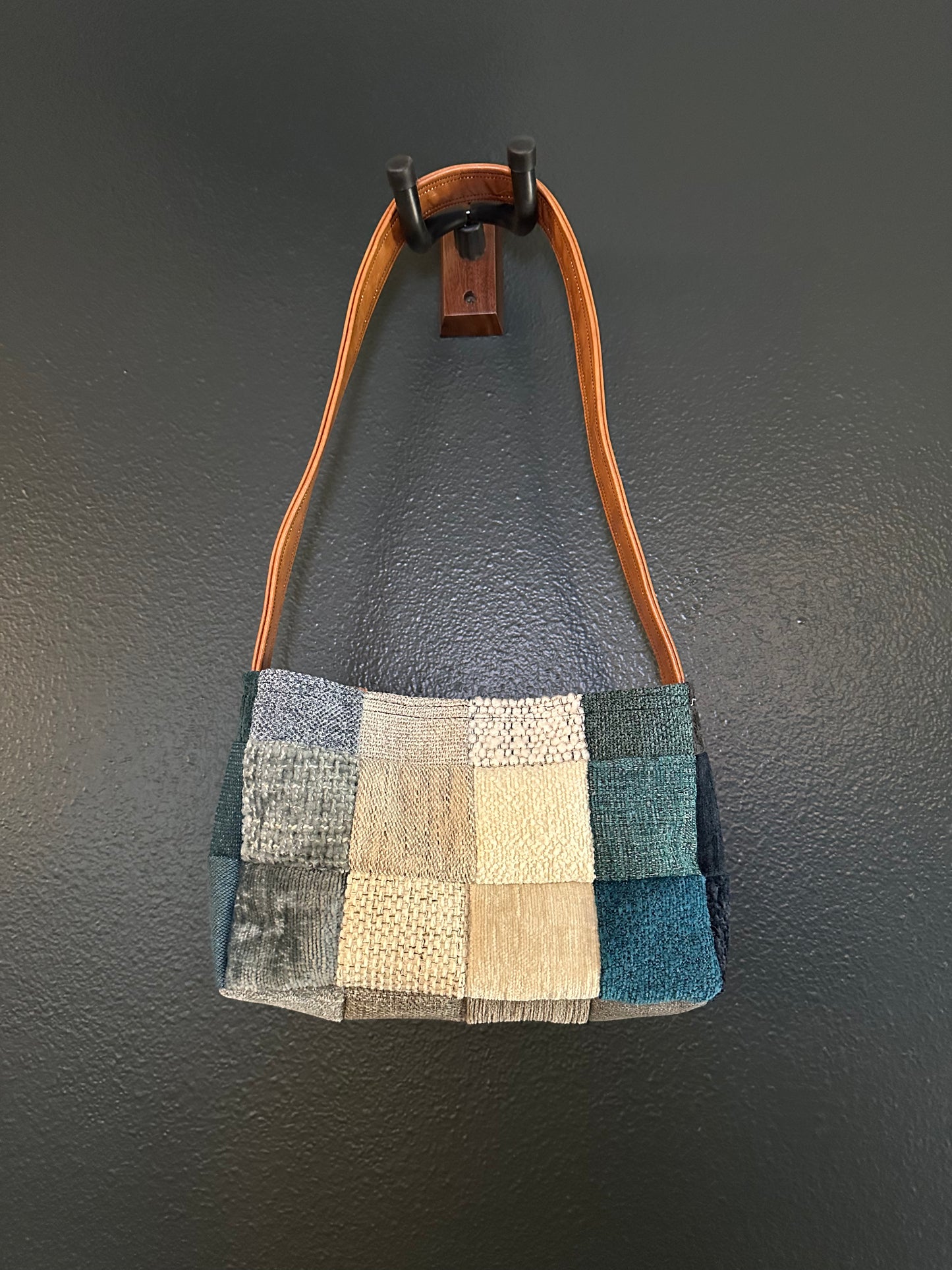 Handmade Patchwork Quilted Multi-Color Purse