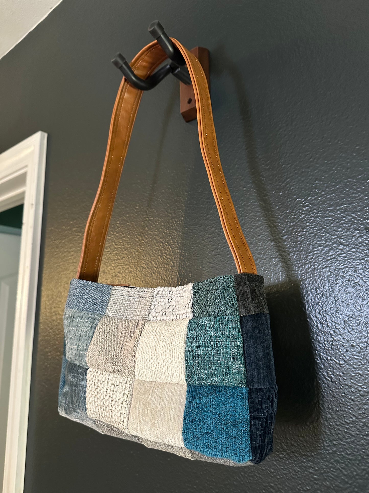 Handmade Patchwork Quilted Multi-Color Purse