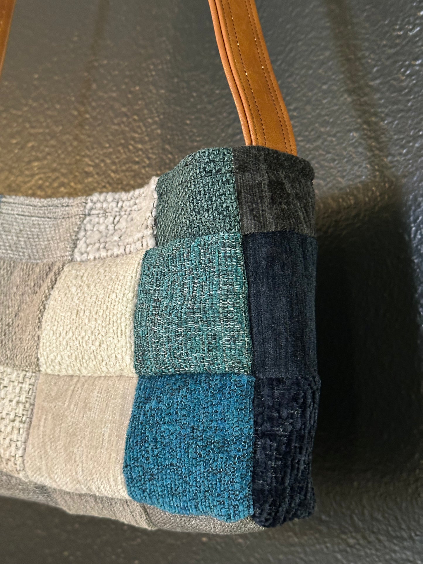 Handmade Patchwork Quilted Multi-Color Purse