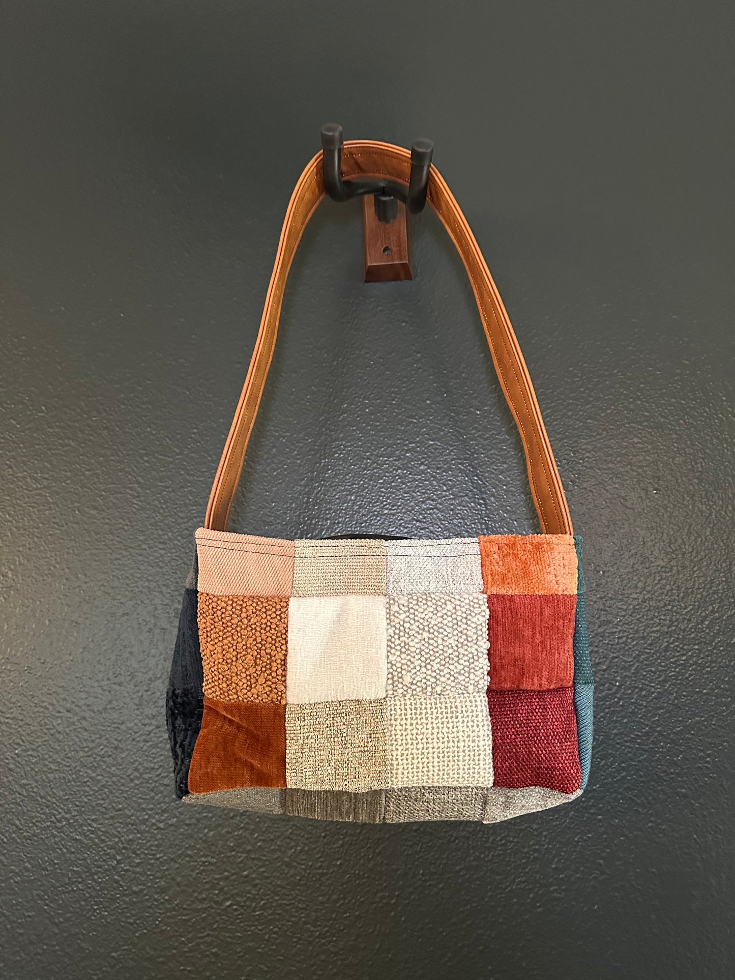 Handmade Patchwork Quilted Multi-Color Purse